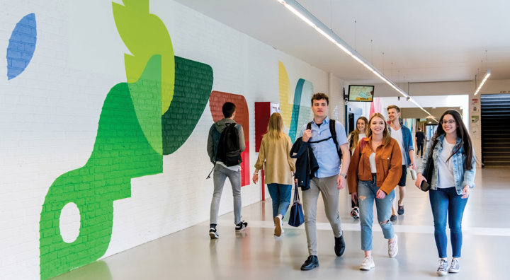 Gebouw D Agora Gang Studieplaatsen LR 15